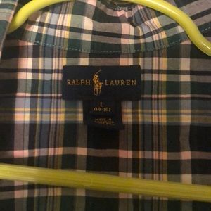 Long Sleeve Button-Up Ralph Lauren Polo Shirts
